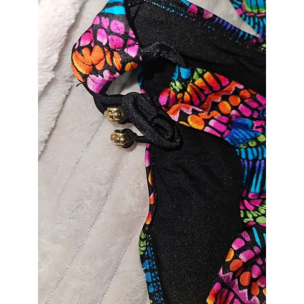 Gossip Collection Women's Medium Motif- Inspired 2 Piece Swimsuit